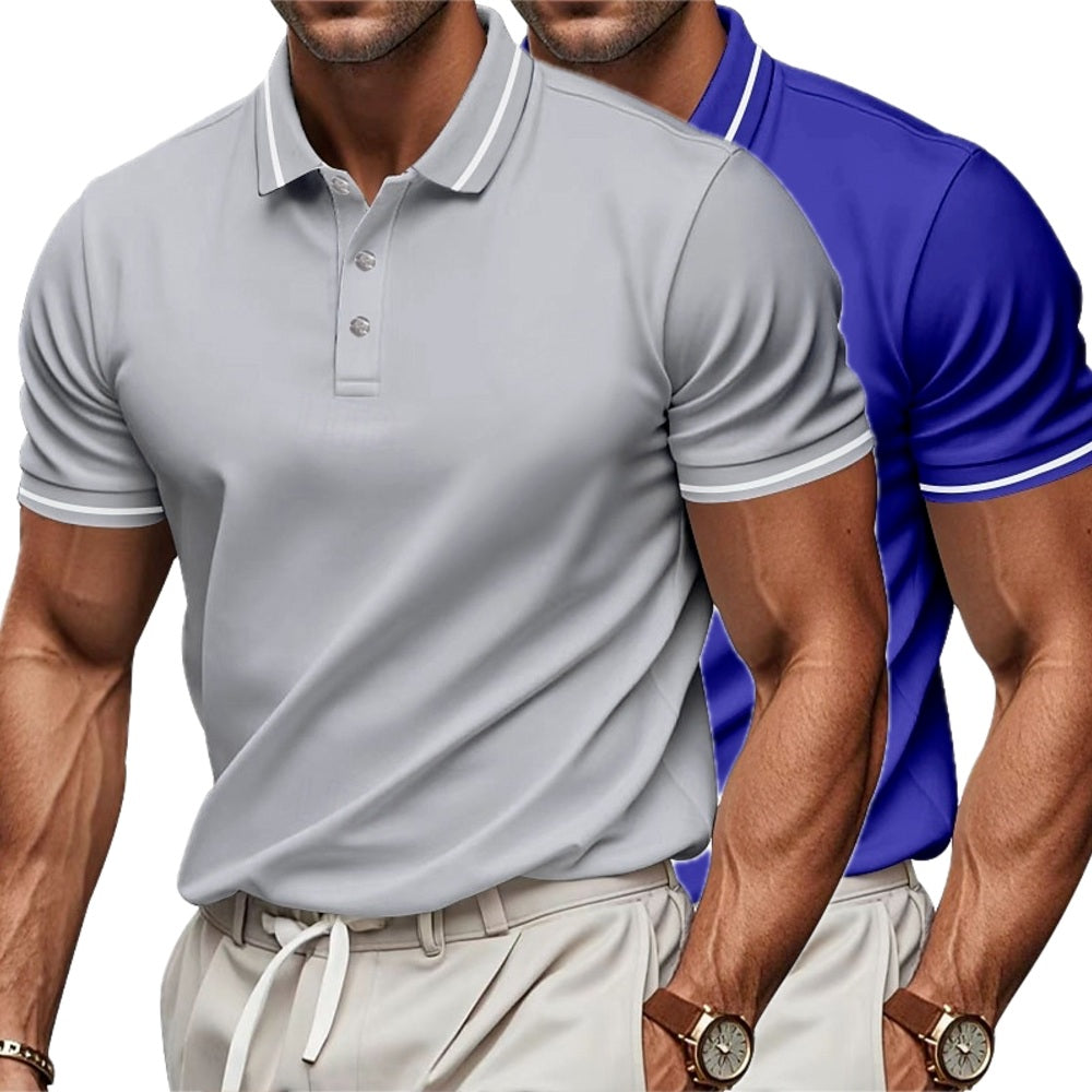 Sawyer Grant Golf Polo - Blue - view 2