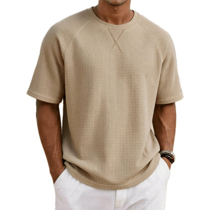 Sawyer Lane Waffle Tee - Khaki - view 1