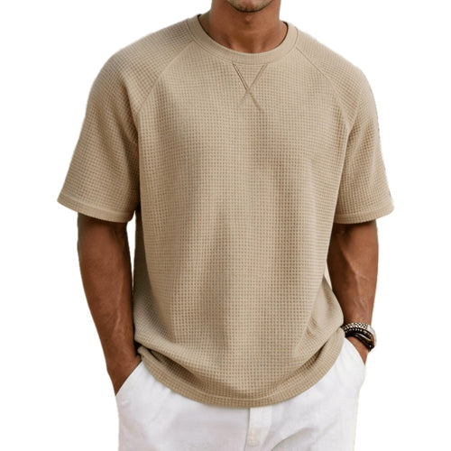 Sawyer Lane Waffle Tee - Khaki - view 1