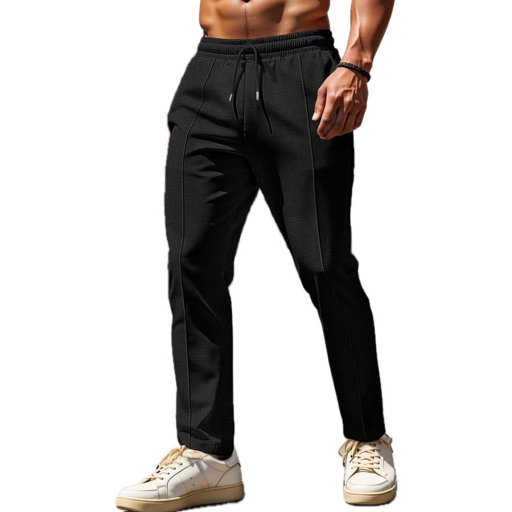 Silas Foster Everyday Trousers - Gray + Created-Sapphire Blue - view 1