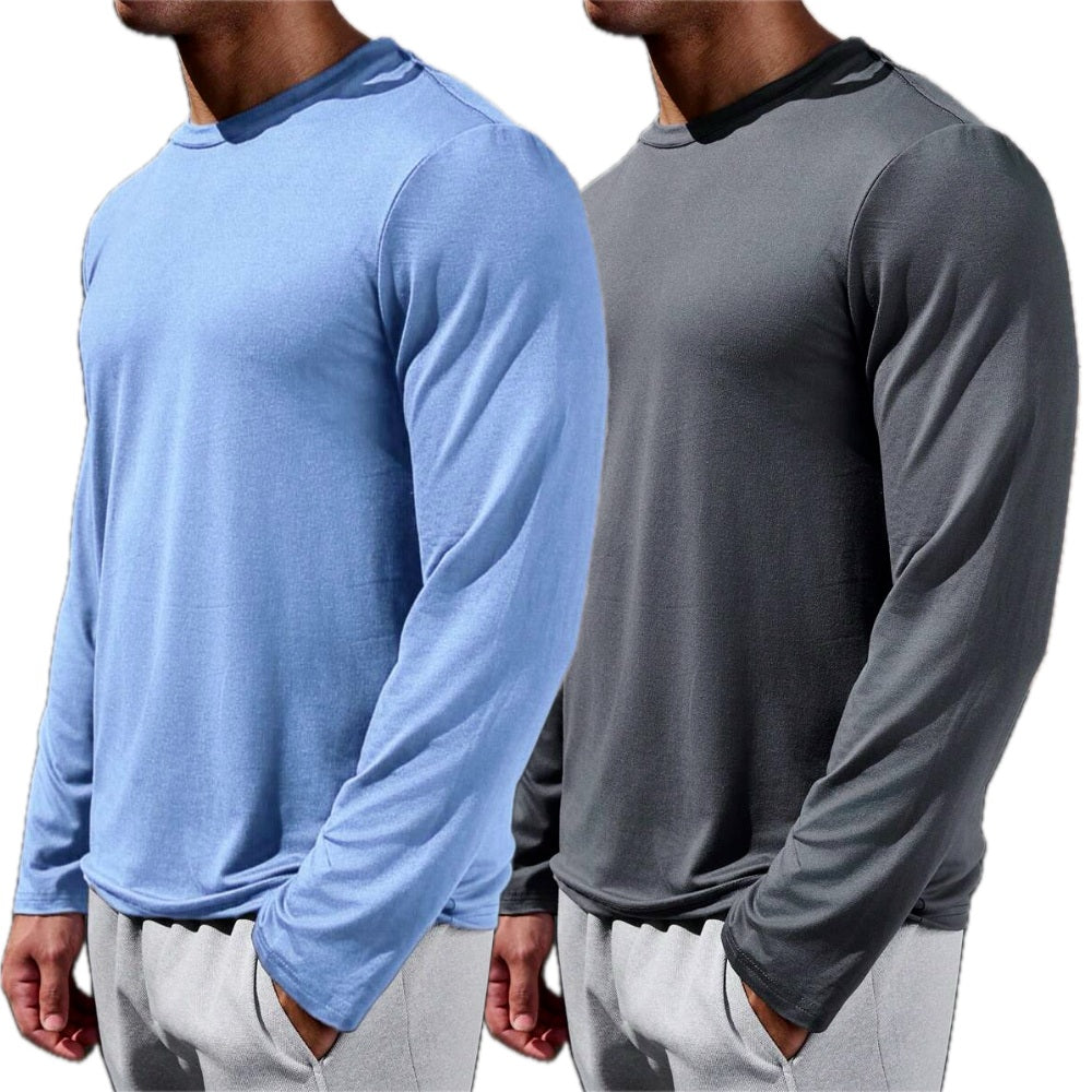 Silas Mercer Long-Sleeve Tee - Blue - view 2