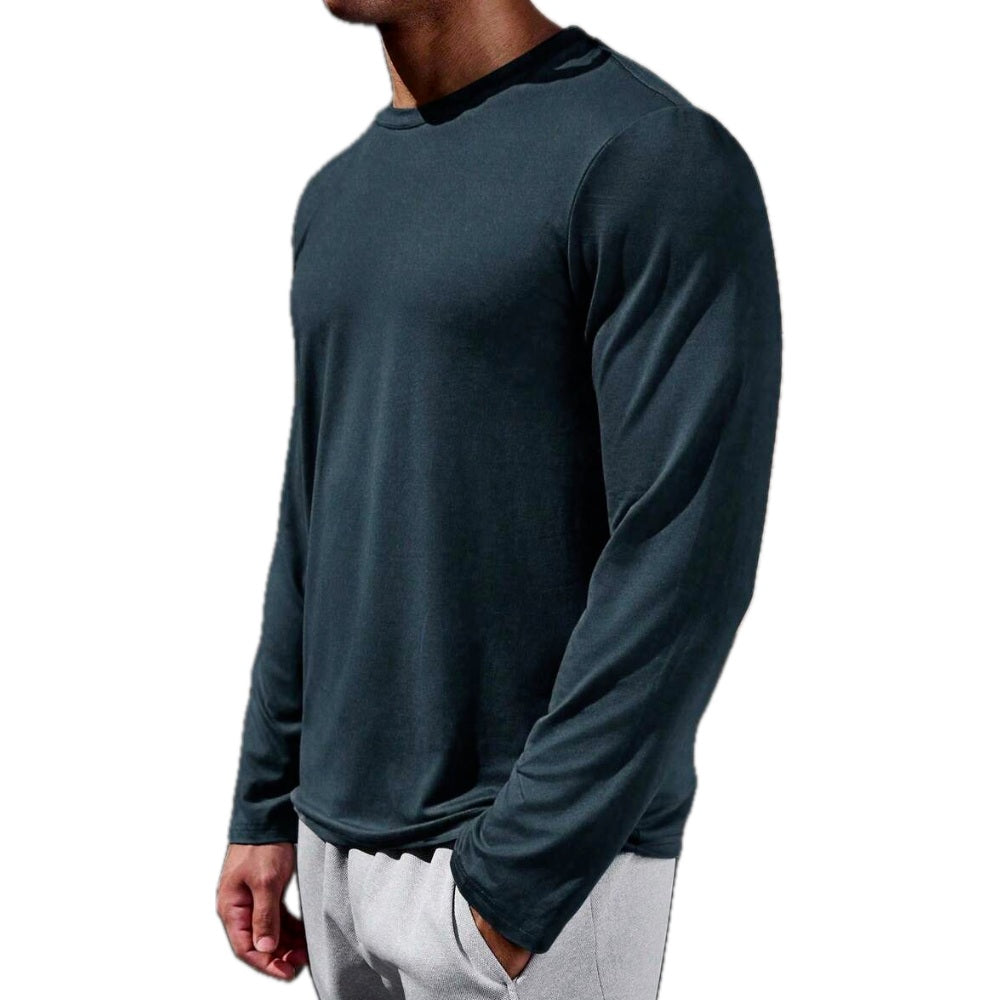 Silas Mercer Long-Sleeve Tee - Dusty Blue - view 1