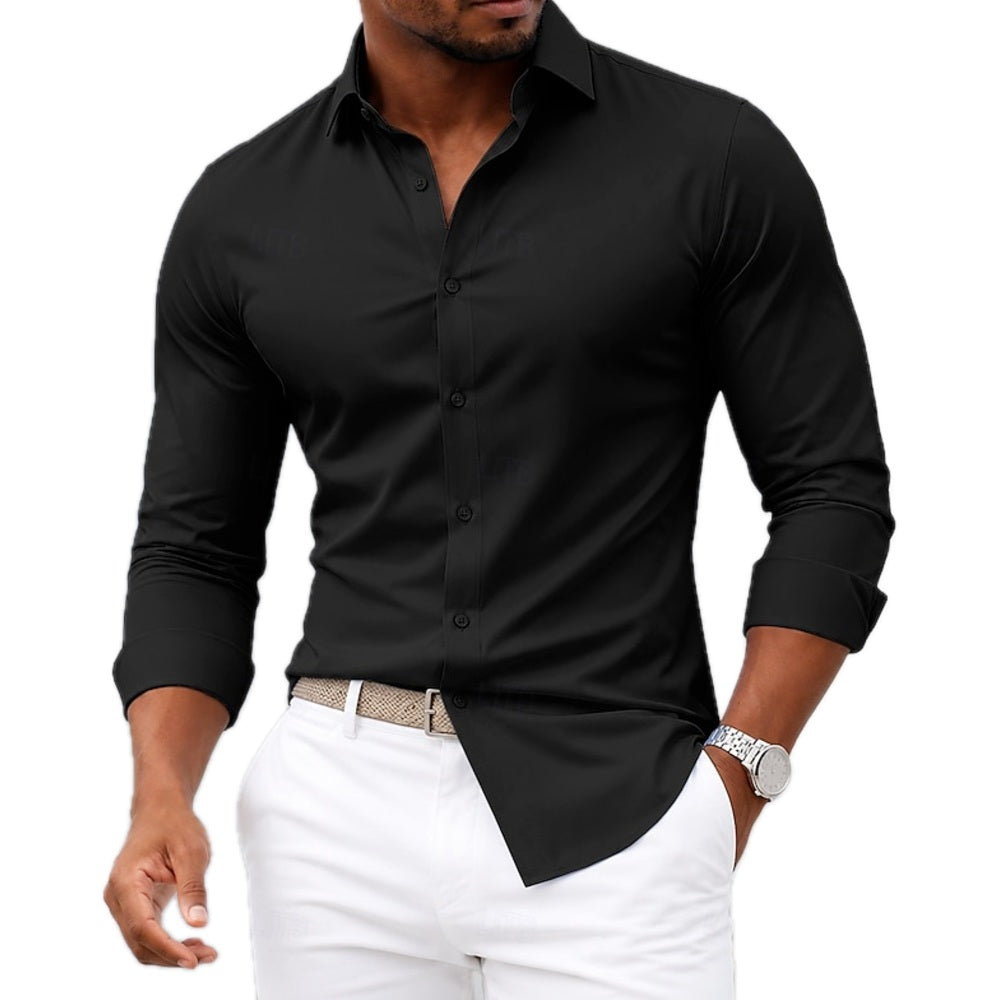 Silas Ward Dress Shirt - Black - view 1
