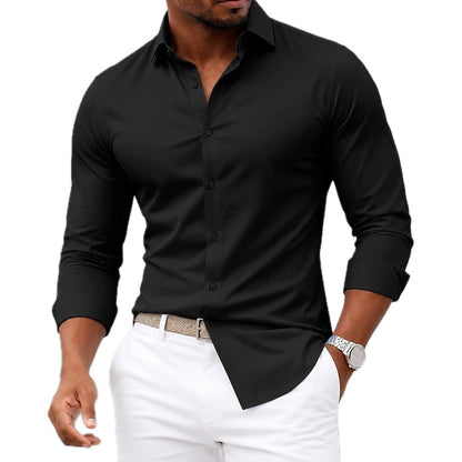 Silas Ward Dress Shirt - Black - view 1