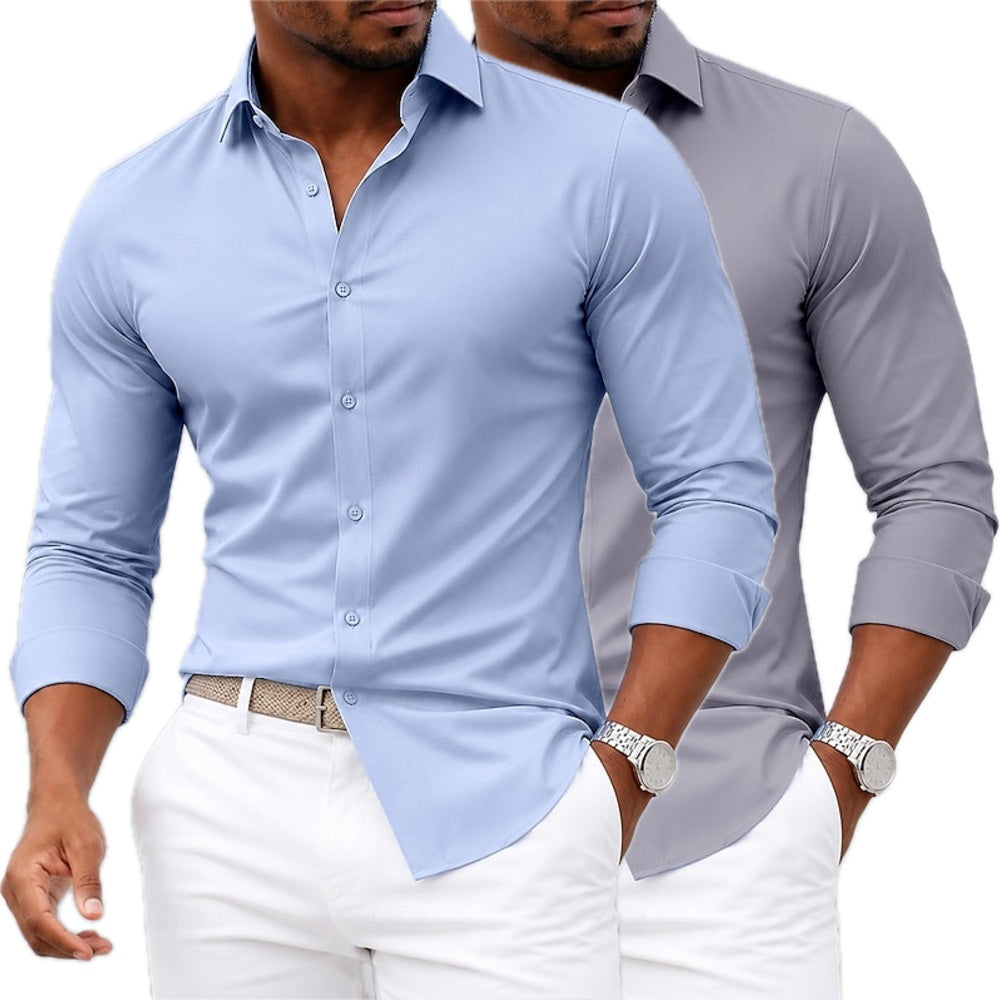 Silas Ward Dress Shirt - Blue - view 2