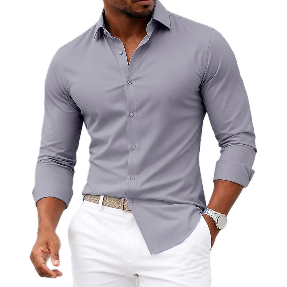 Silas Ward Dress Shirt - Grey - view 1