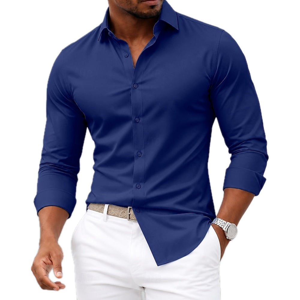 Silas Ward Dress Shirt - Navy - view 1