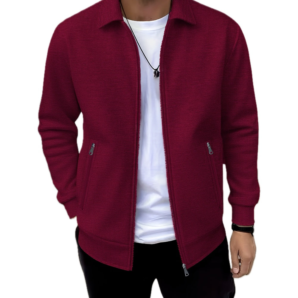 Stellan Jude Carter Jacket - Burgundy - view 1
