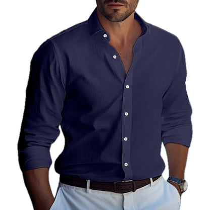 Stellan Robert Finn Shirt - Navy - view 1