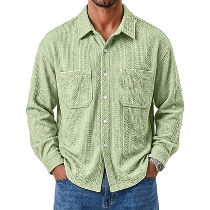 Sterling West Jacquard Shirt - Green - view 1