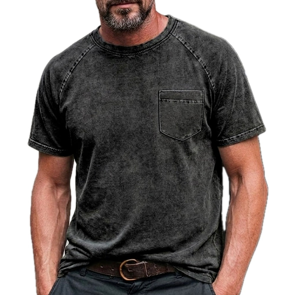 Tavian Reed Washed Tee - Black - view 1
