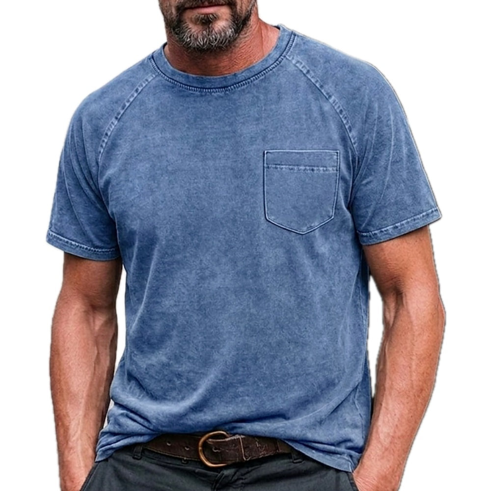 Tavian Reed Washed Tee - Blue - view 1