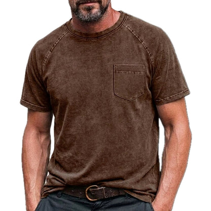 Tavian Reed Washed Tee - Brown - view 1