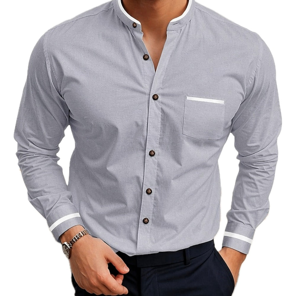 Theron Louis Grant Shirt - Grey - view 1