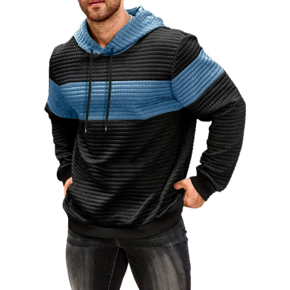 Tobias Dean Colorblock Sweater - Blue - view 1