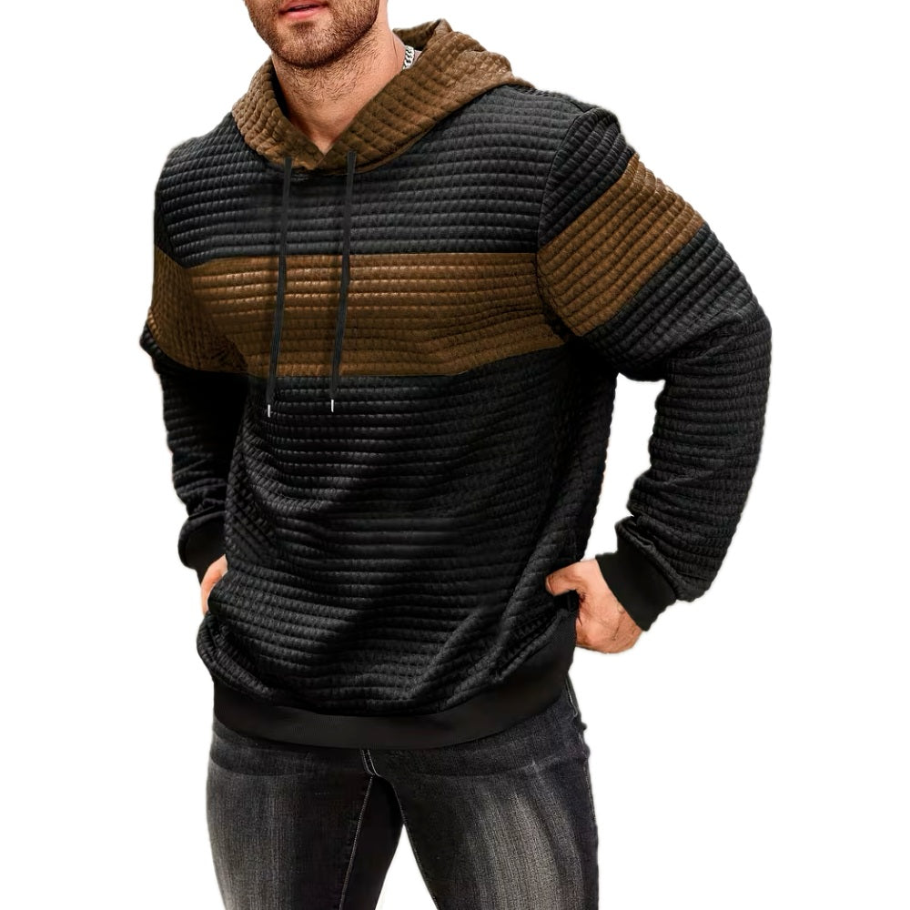 Tobias Dean Colorblock Sweater - Brown - view 1