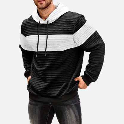 Tobias Dean Colorblock Sweater - White - view 1