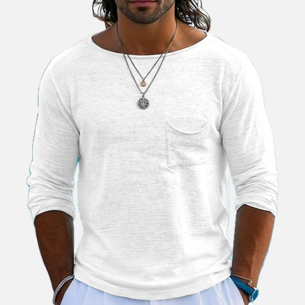 Tobias Lane Bateau Tee - White - view 1
