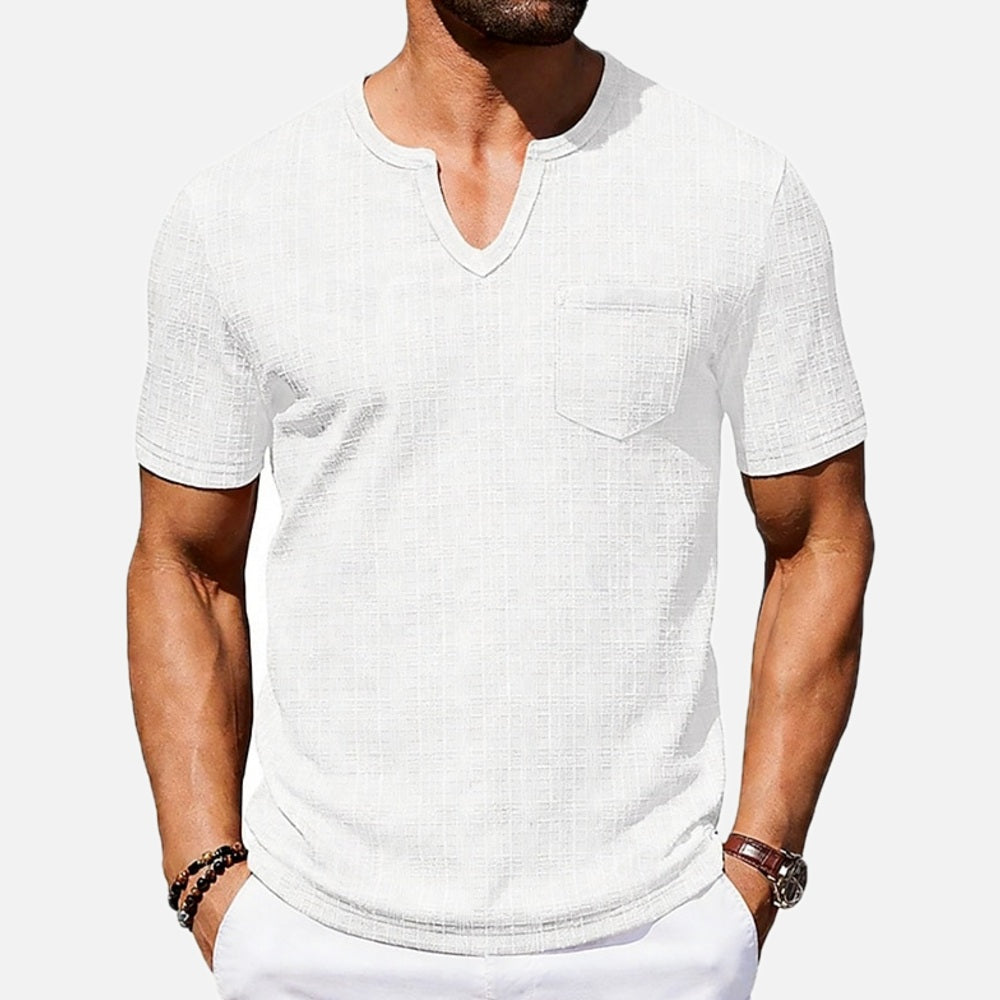 Tobias Lane Pocket Tee - White - view 1