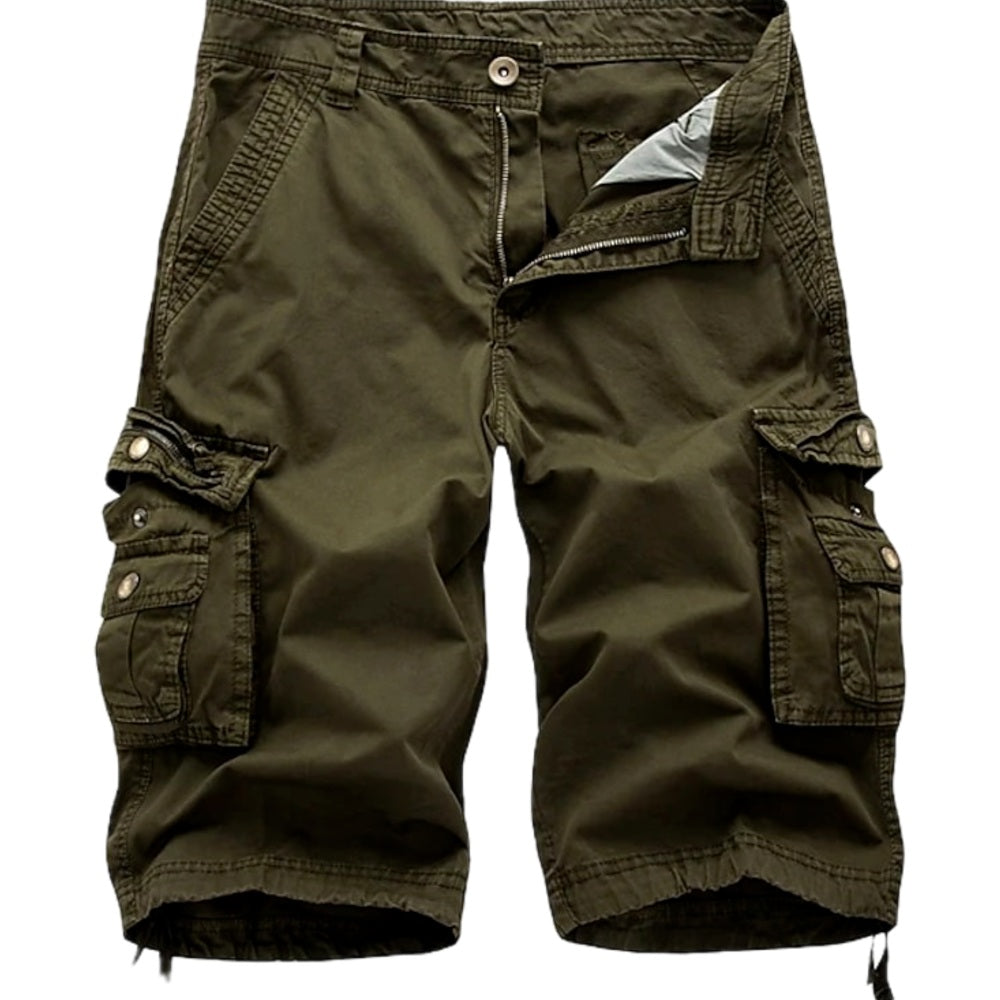 Tobias Mercer Cargo Shorts - Green - view 1