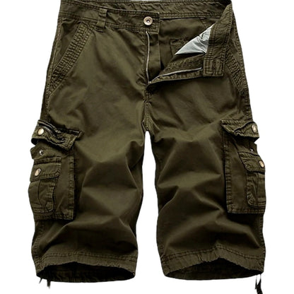 Tobias Mercer Cargo Shorts - Green - view 1