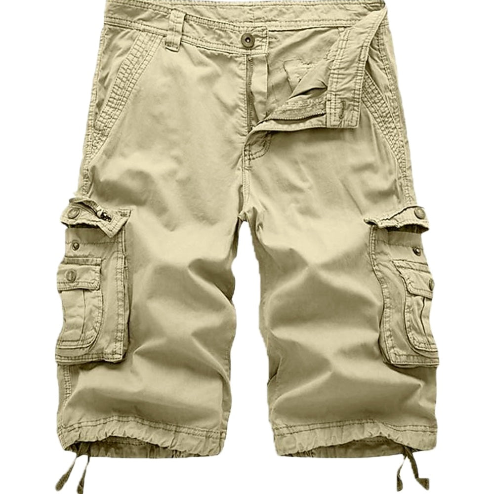 Tobias Mercer Cargo Shorts - Khaki - view 1