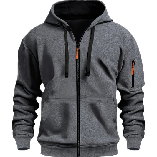 Tobias Mercer Zip Jacket - Grey - view 1