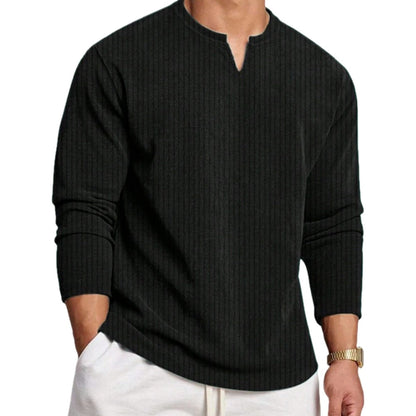 Tobias Vance Textured Polo - Black - view 1