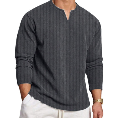 Tobias Vance Textured Polo - Grey - view 1