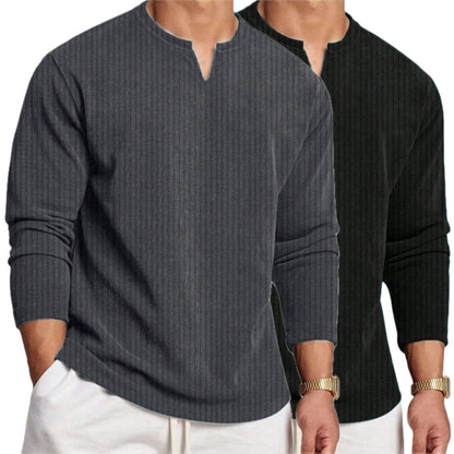 Tobias Vance Textured Polo - Grey - view 2