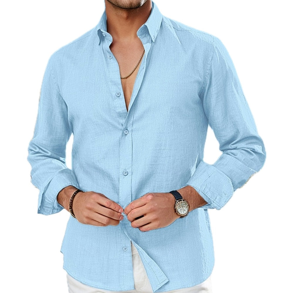 Tobin Hale Button-Up Shirt - Blue - view 1