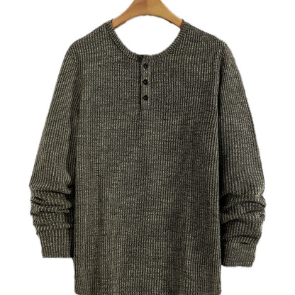 Tobin Voss Striped Henley - Green - view 1