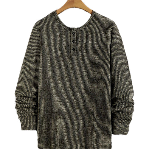 Tobin Voss Striped Henley - Green - view 1