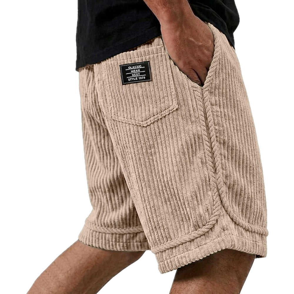 Tristan Felix Owen Shorts - Khaki - view 1