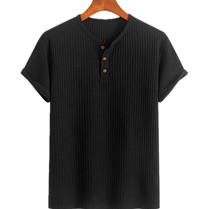 Tristan Vale Jacquard Tee - Black - view 1