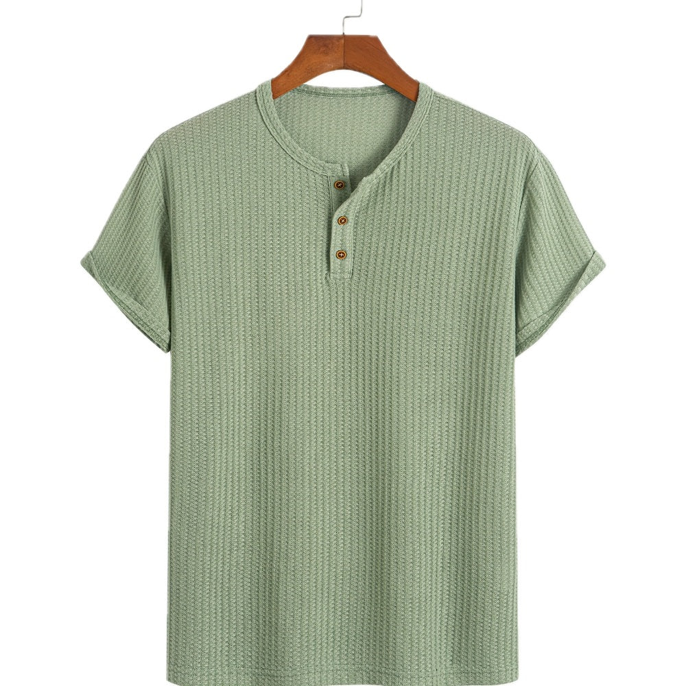Tristan Vale Jacquard Tee - Matcha Color - view 1