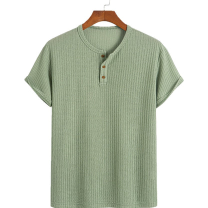 Tristan Vale Jacquard Tee - Matcha Color - view 1