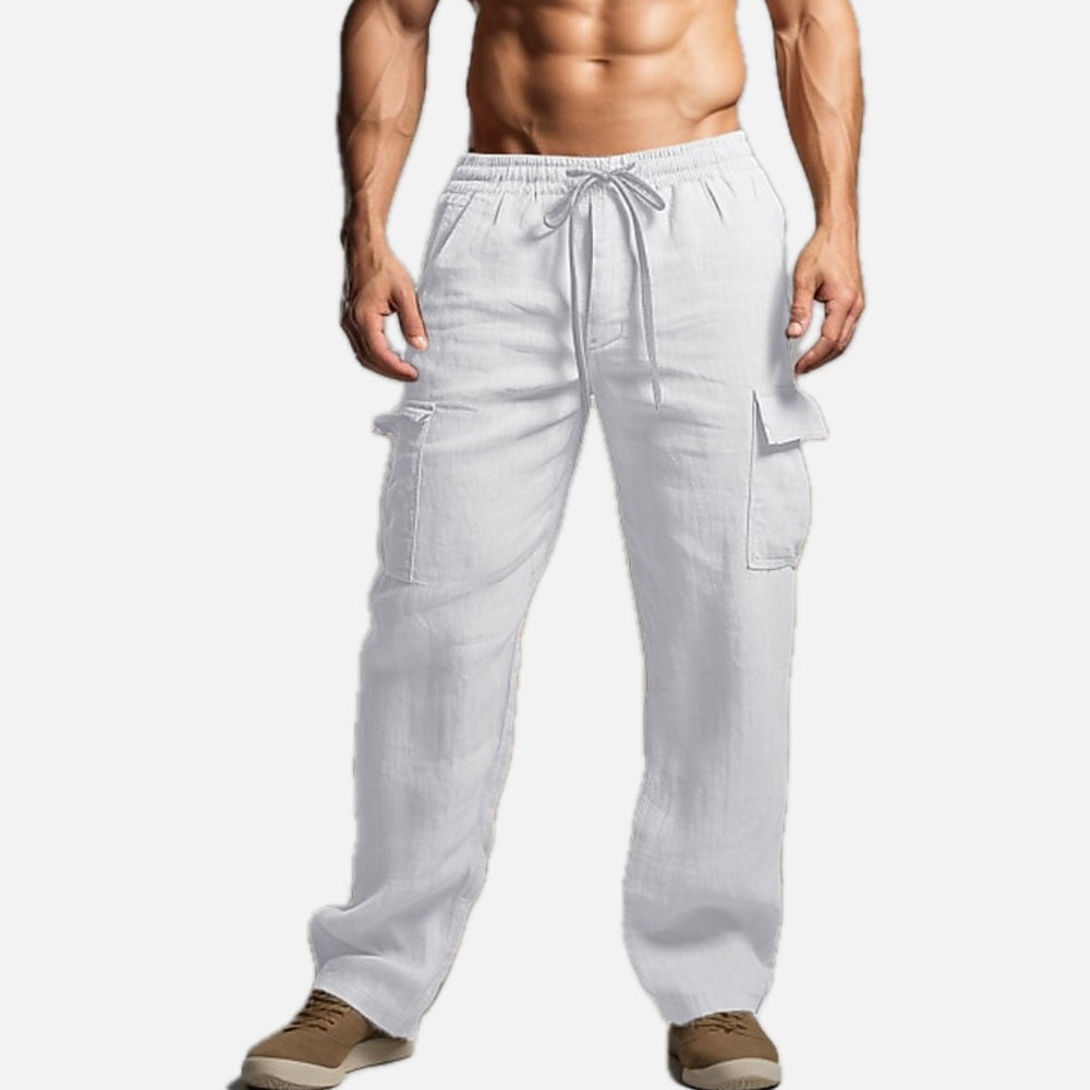 Tristan Wade Cargo Pants - White - view 1