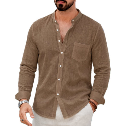 Ugo Nathan James Shirt - Brown - view 1