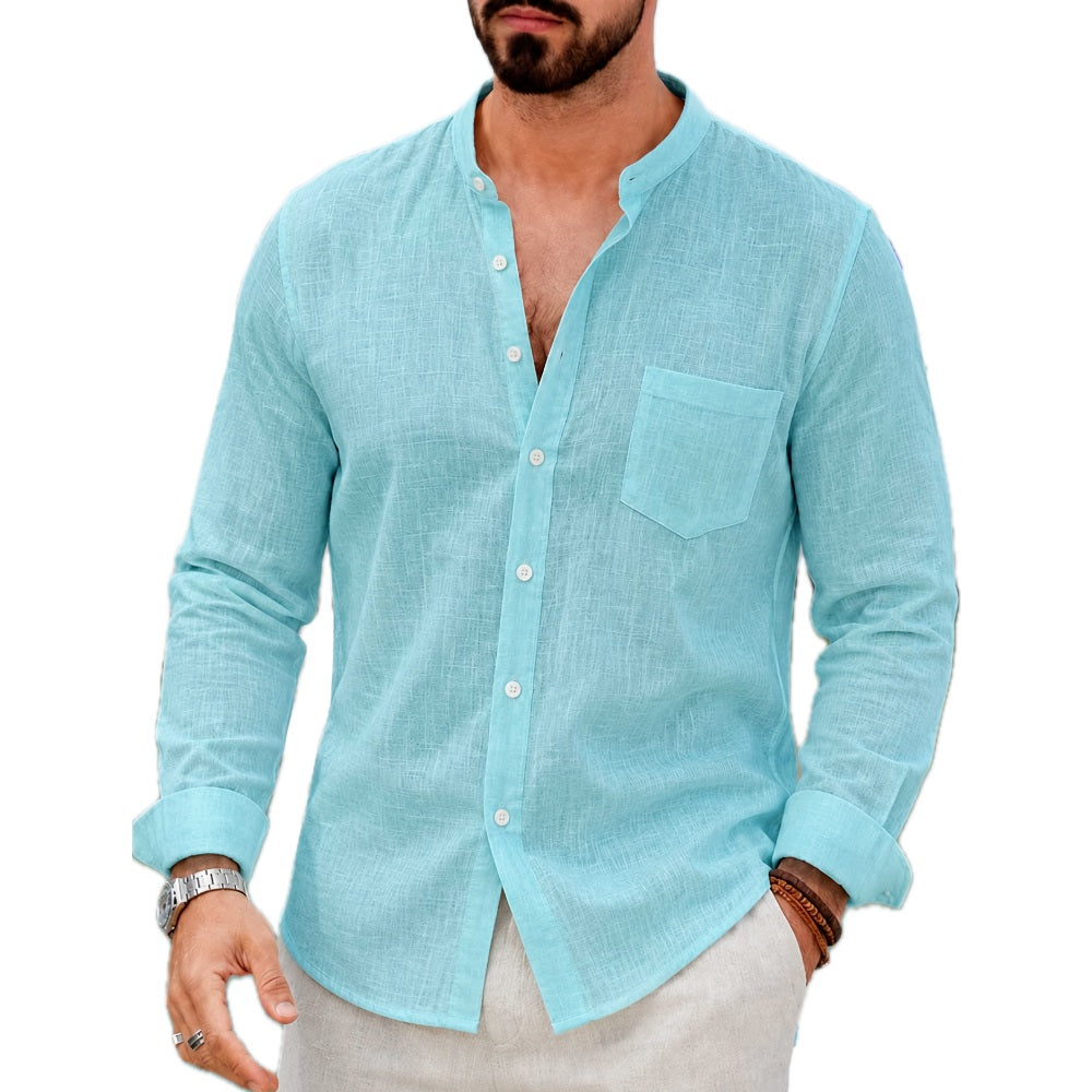 Ugo Nathan James Shirt - Lake Blue - view 1