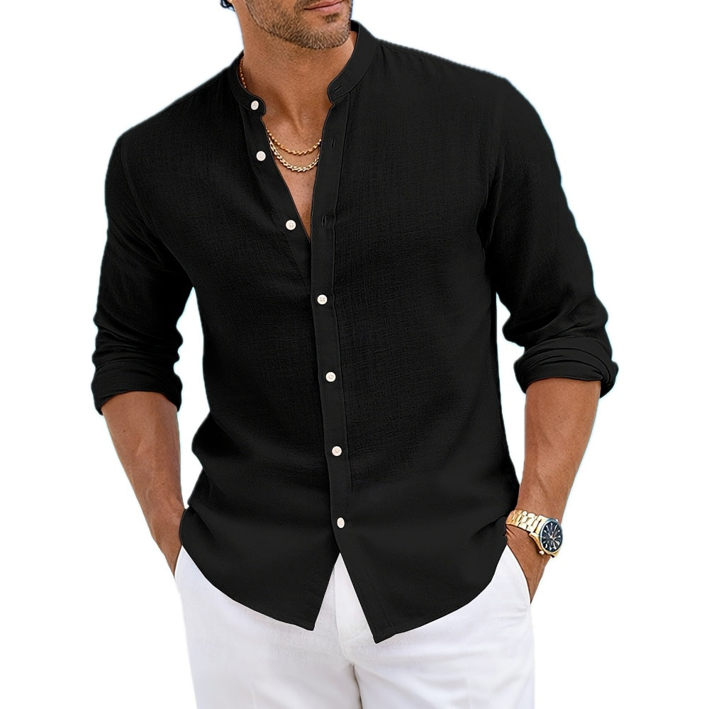Valentin Eric Miles Shirt - Black - view 1