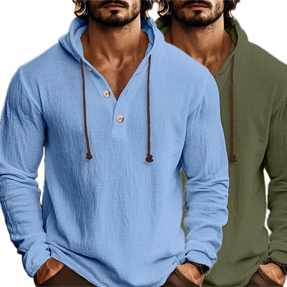 Vance Hale Hooded Shirt - Blue - view 2