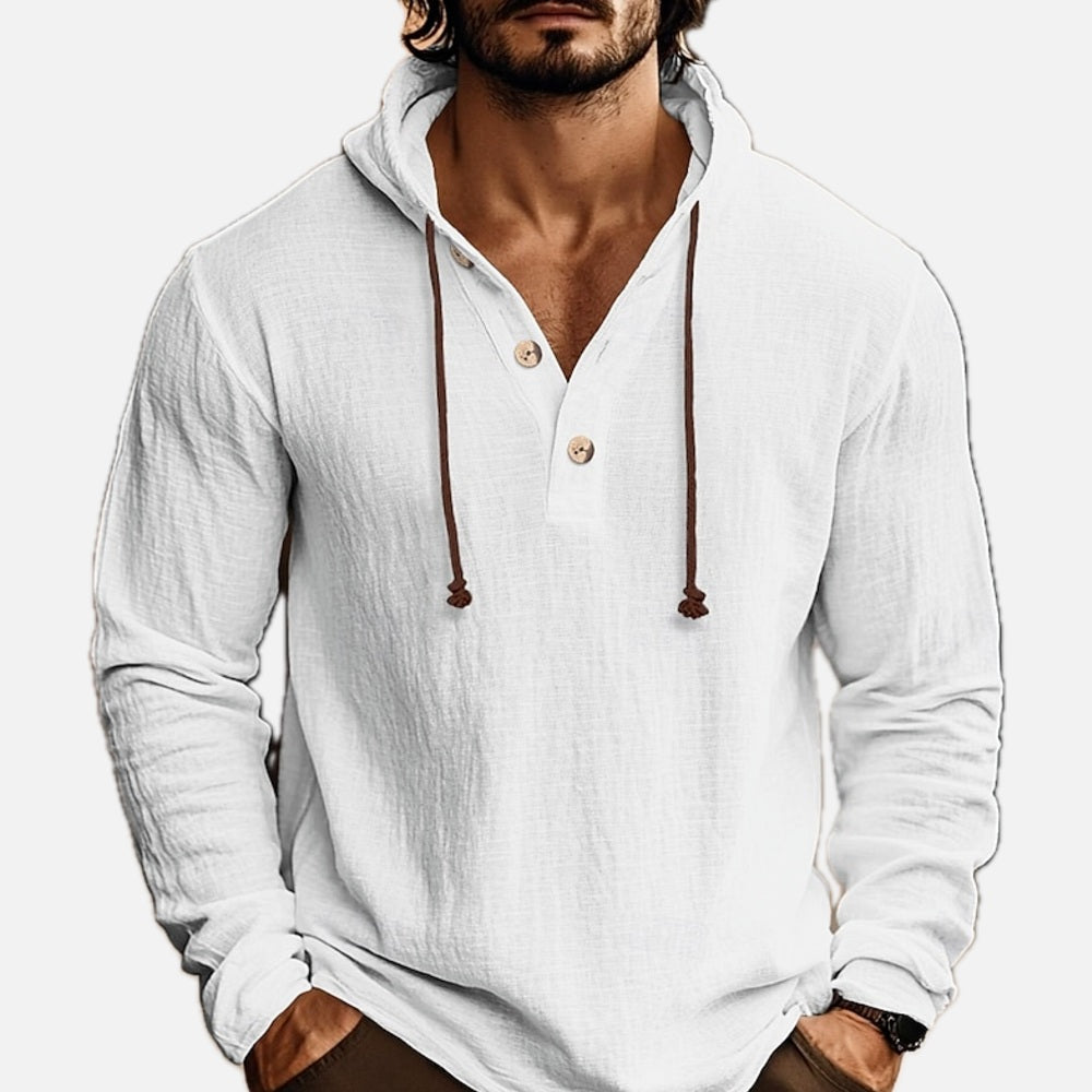 Vance Hale Hooded Shirt - White - view 1