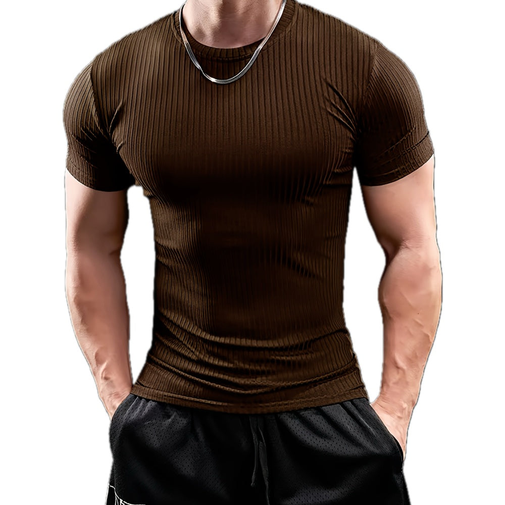 Vaughn Carter Ribbed Tee - Sepia - view 1