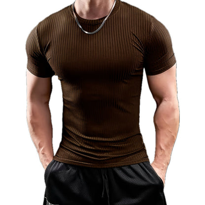 Vaughn Carter Ribbed Tee - Sepia - view 1