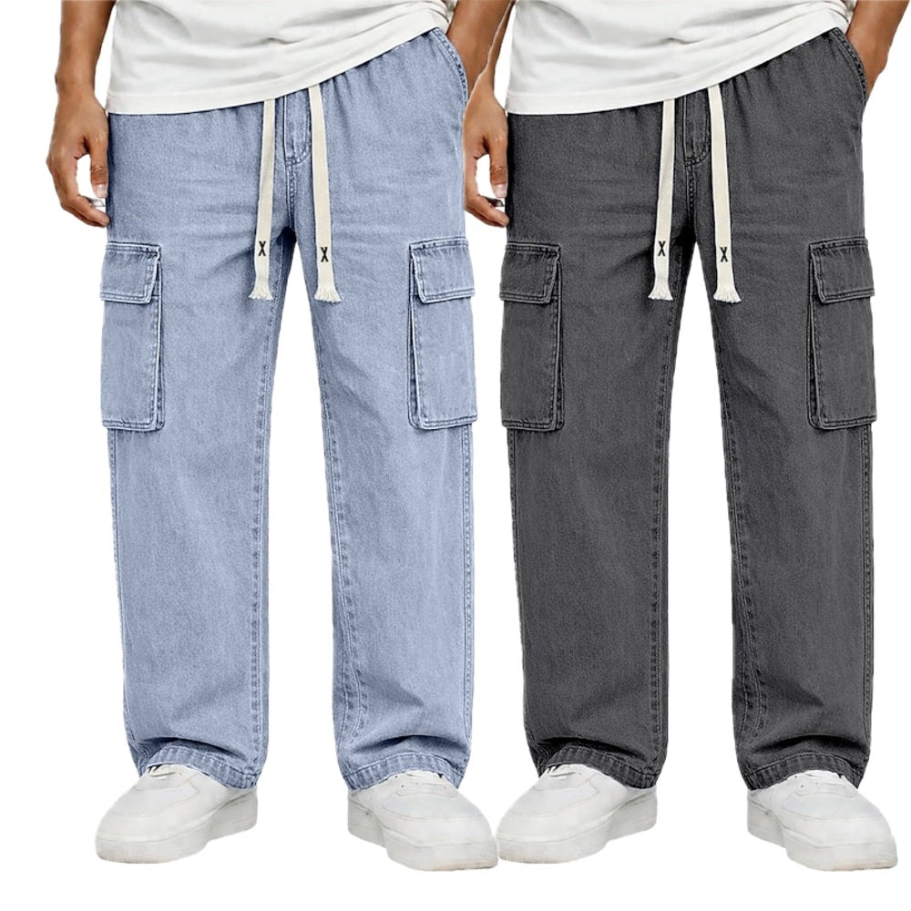 Vaughn Crosby Cargo Pants - Blue - view 2
