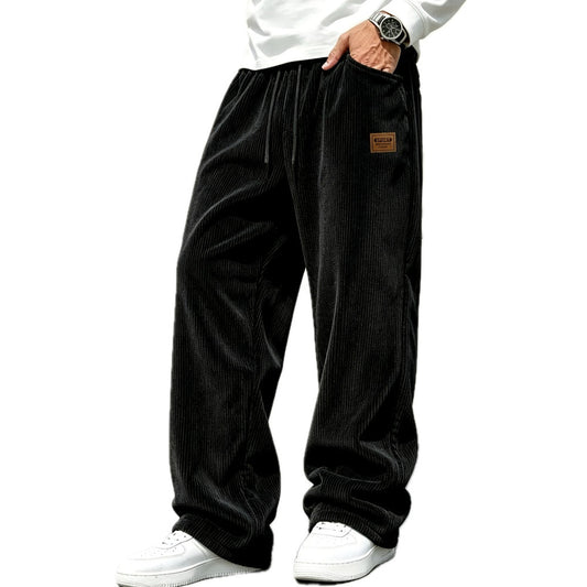 Vaughn Ellis Drawstring Trousers - Black - view 1