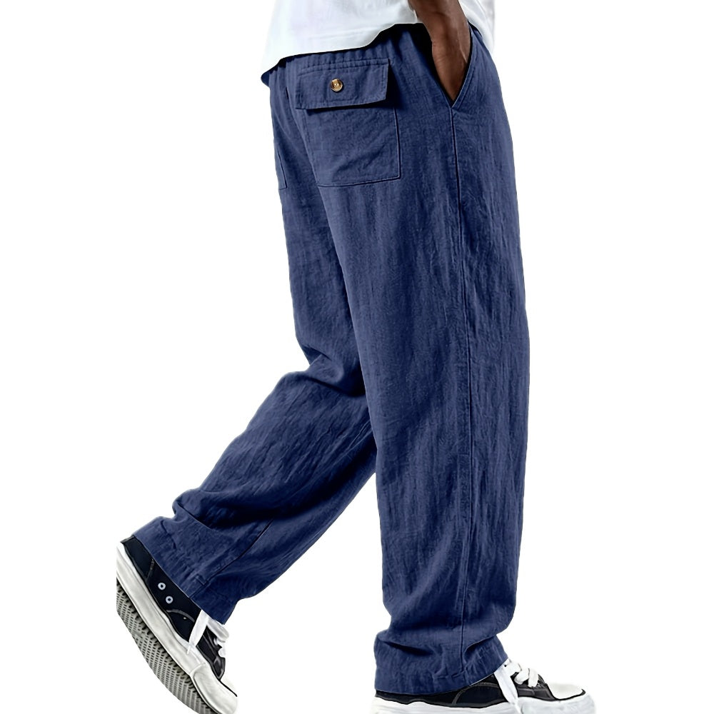 Vaughn Madden Drawstring Pants - Navy - view 1