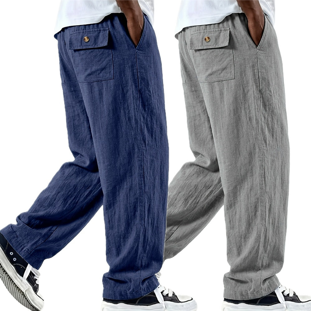 Vaughn Madden Drawstring Pants - Navy - view 2