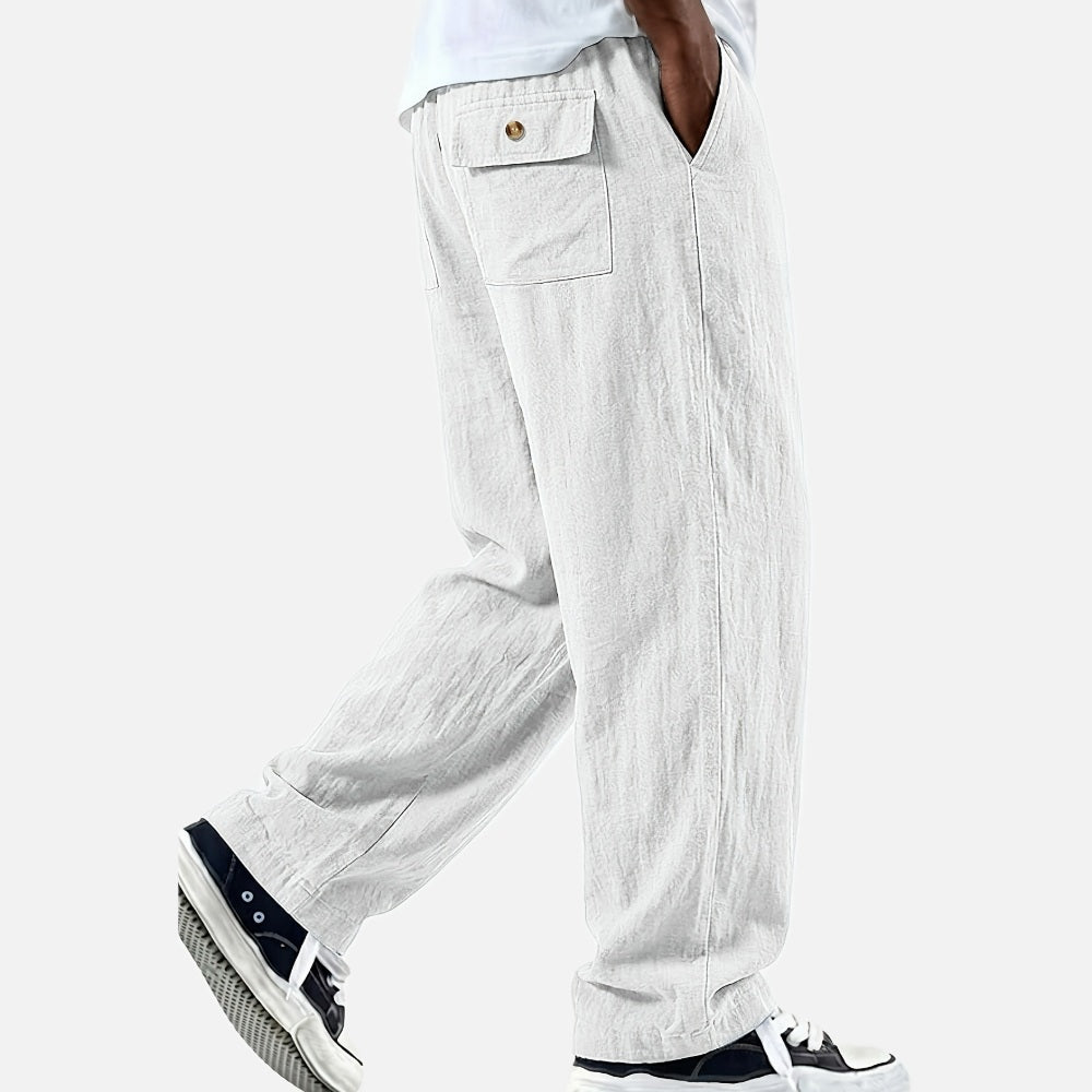 Vaughn Madden Drawstring Pants - White - view 1